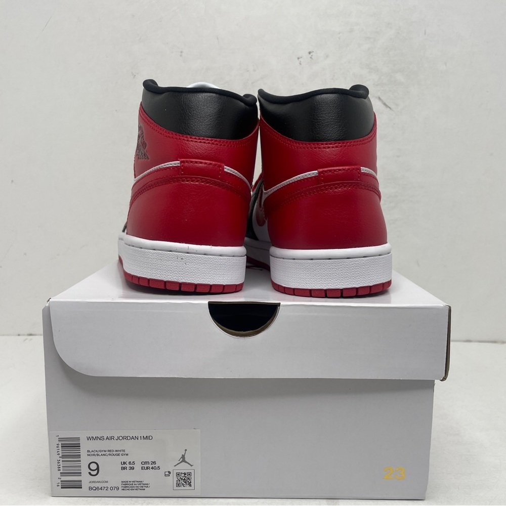 Nike Air Jordan 1 Retro Mid WMNS “Bred Toe” - Picture 4 of 4